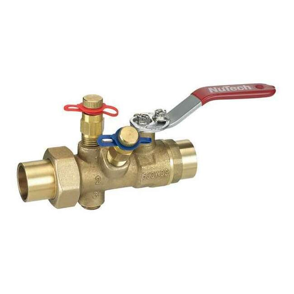 Nutech Manual Balancing Valve,1 In,Sweat MB2E-2A-100S-100S