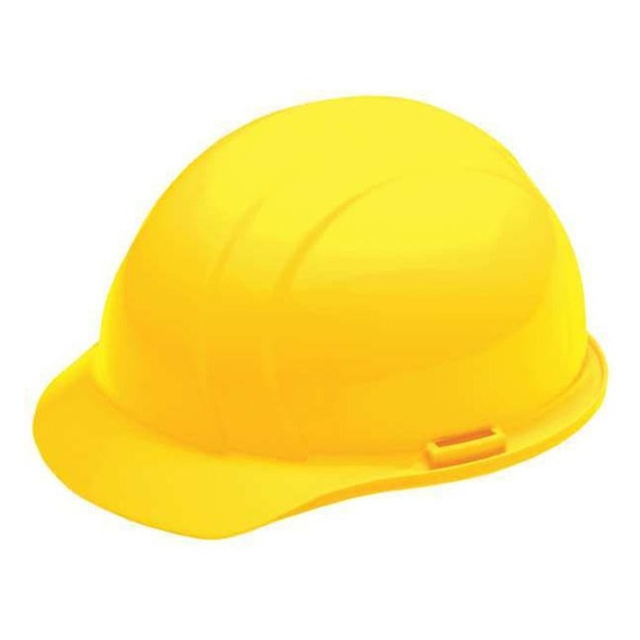 Hard Hat, Americana, Polyethylene, 4 Point Ratchet, Type 1, Class E, Yellow