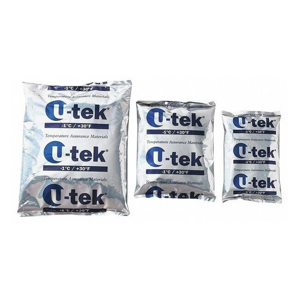 Thermosafe Freezer Pack, 9 1/4 in L, 7 3/4 in W, 1 in H, 32 oz Weight, 8 PK 599