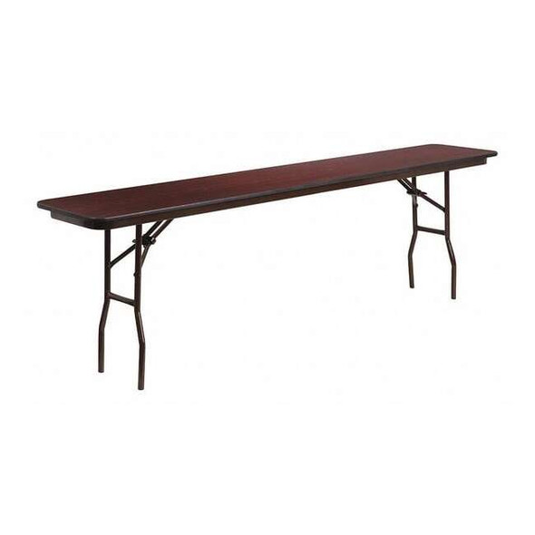Rectangle Training Table, Laminate Top, Wood Grain