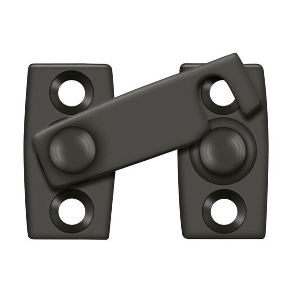 Deltana Shutter Bar/Door Latch 5/8" Bright Brass By Oil Rubbed Bronze SB3058U10B