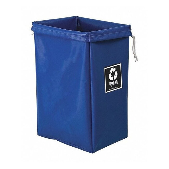 Royal Basket Trucks vinyl Enviro Hamper Bag Blue G00-BBX-EBN
