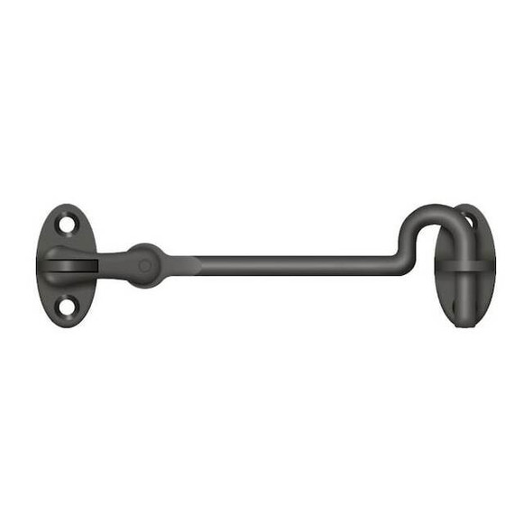 Deltana Cabin Swivel Hooks, 4" Oil Rubbed Bronze CHK4U10B