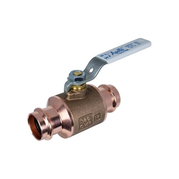 Apollo Valves Manual 2-Way Ball Valve,Press,Bronze 77WCLF10501