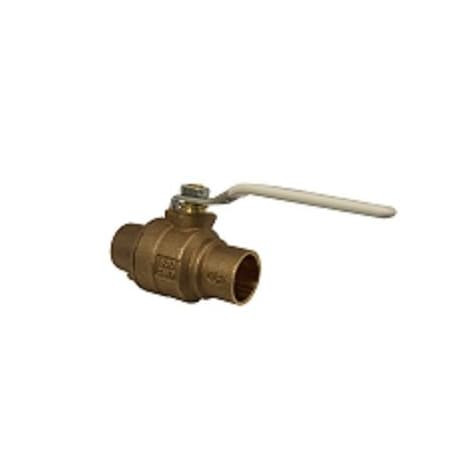 Apollo Valves 1" Sweat Bronze Ball Valve 2-Way 77CLF20501A