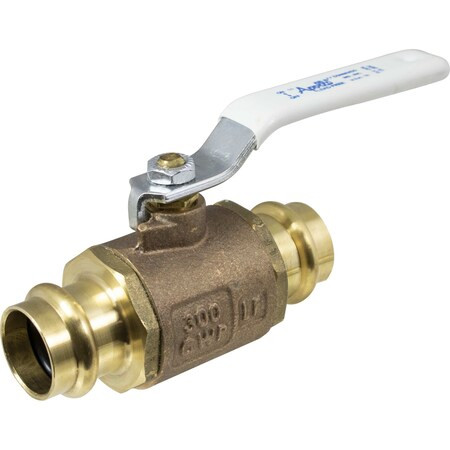Apollo Valves Manual 2-Way Ball Valve,Press,Bronze 77WLF10611A