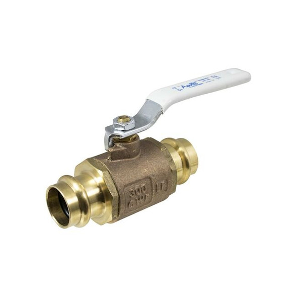 Apollo Valves Manual 2-Way Ball Valve,Press,Bronze 77WLF10601A