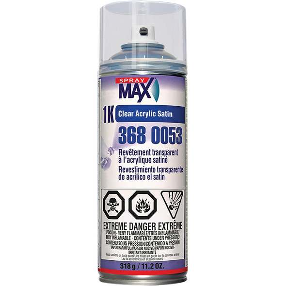 SprayMax® 1K Acrylic Clearcoat Satin 3680053