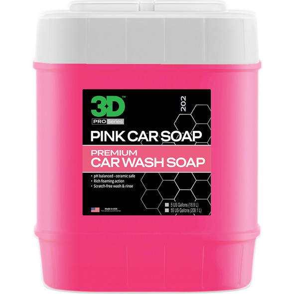 Pink Car Soap 5 Gallons 202G05