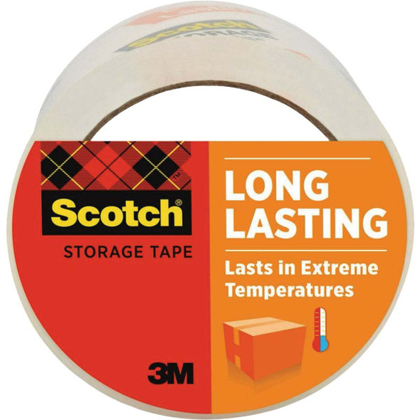 Scotch 1.88 In. x 54.6 Yd. Long Lasting Storage Packaging Tape 3650