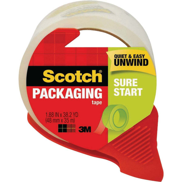 Scotch 1.88 In. x 38.2 Yd. Packaging Tape with Dispenser 3450S-RD-36GC