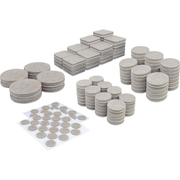 Super Sliders Felt Furniture Pads Variety Assortment (184-Piece) 4110424SL