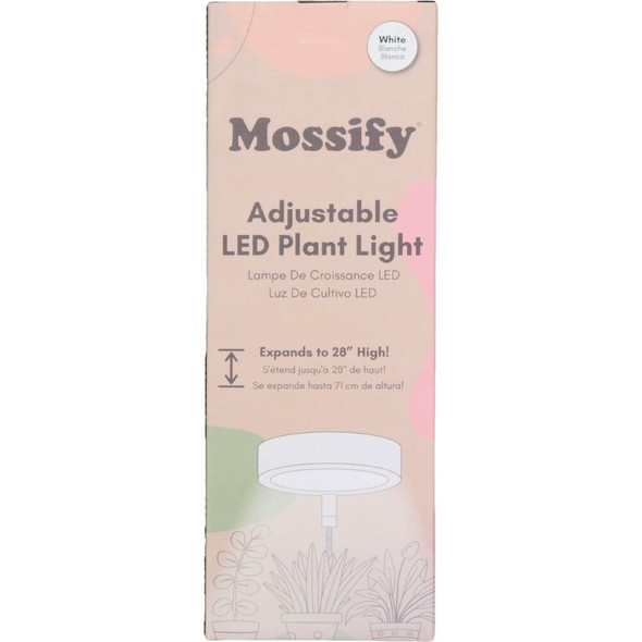 Mossify 10W LED White Adjustable Height LED Plant Light PLNTLT-0001 736132