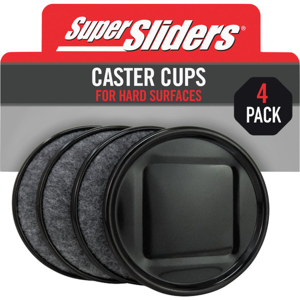 Super Sliders 2-1/2 In. Round Furniture Leg Cup (4-Pack) 4263326SL