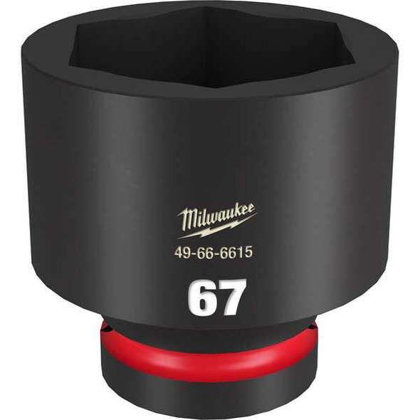 67mm SHOCKWAVE Impact Duty 1 in. Drive Standard 6 Point Impact Socket