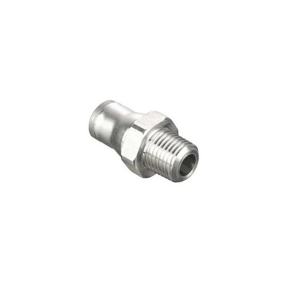 Legris Stud, SS, MNPT 3/8 in, Push-Fit 12 mm 3805 12 18
