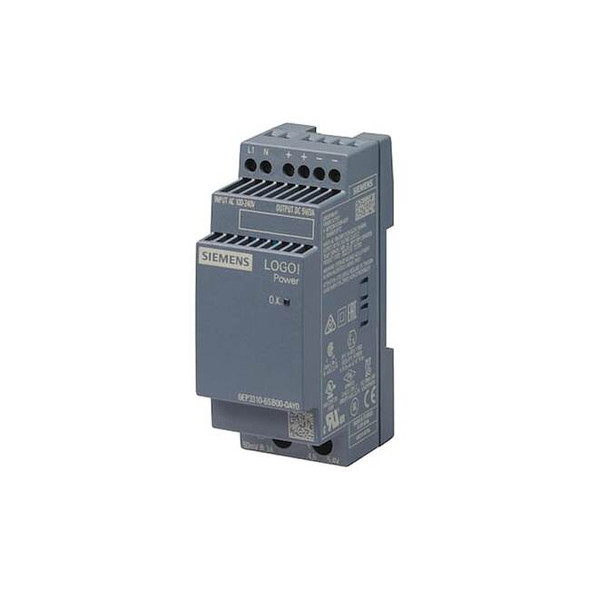 Stabilized Power Supply, 100/240V AC, 5V DC, 15 W, 3 A, DIN Rail