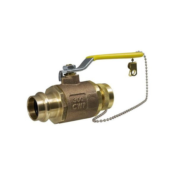 Apollo Valves Manual 2-Way Ball Valve,Press,Bronze 77W103HCA