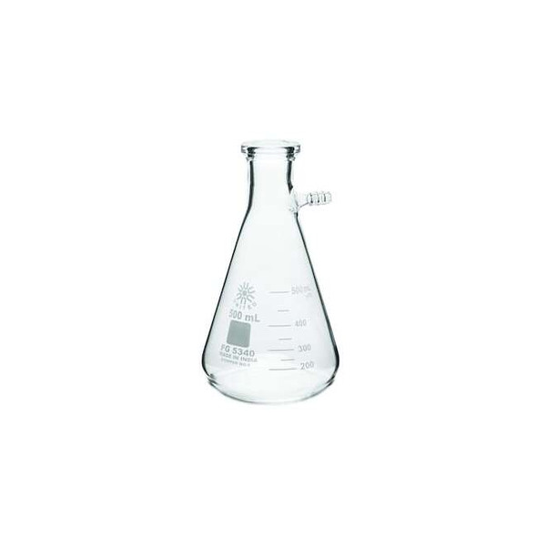 Manufacturer Varies Filtering Flask,Colorless,190 mm H FG5340-500