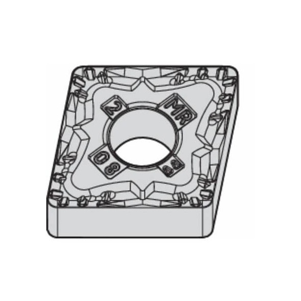 Widia Diamond Turning Insert, Diamond, 6, CNMG, 3, Carbide 4173136 Pack of 10