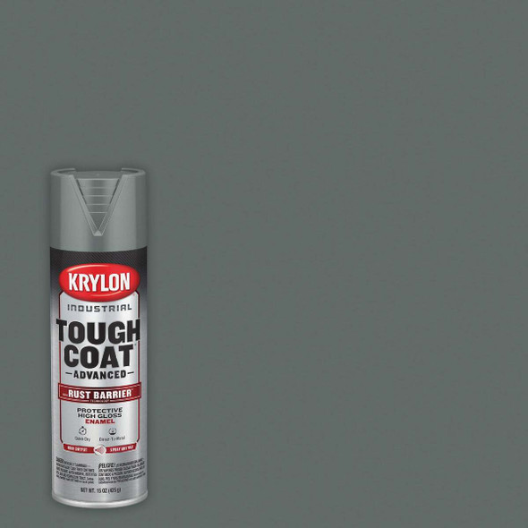 Krylon Industrial Tough Coat 15 Oz. Gloss Meter Gray Spray Paint K20879008