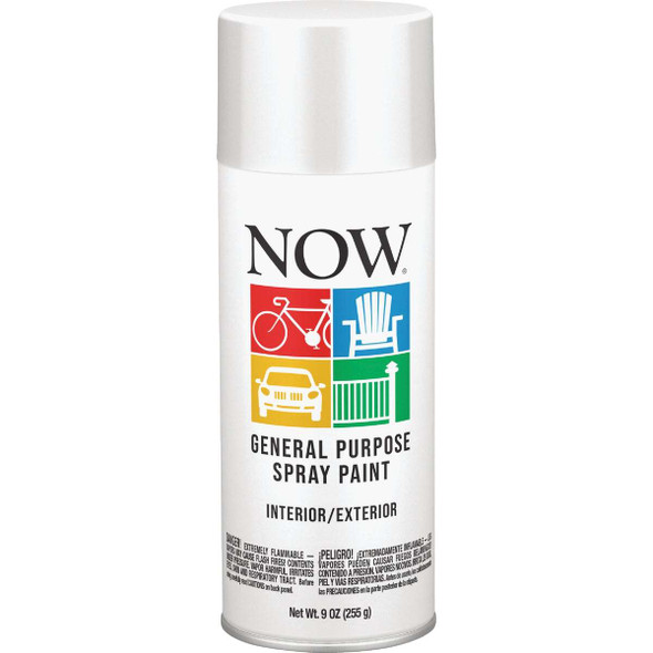 Krylon Now 9 Oz. Gloss White General Purpose Spray Paint I21212007