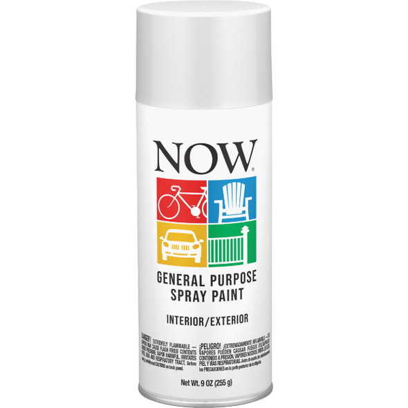 Krylon Now 9 Oz. Flat White General Purpose Spray Paint I21215007