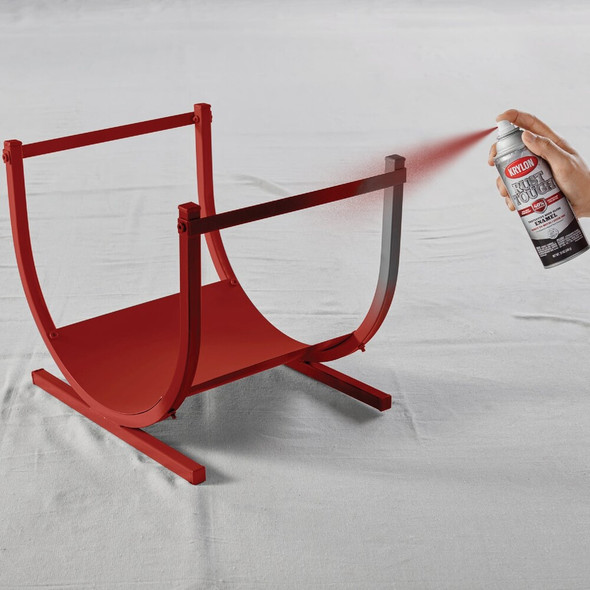 Krylon Rust Tough 12 Oz. Gloss Alkyd Enamel Spray Paint, Clear K09247008 793277