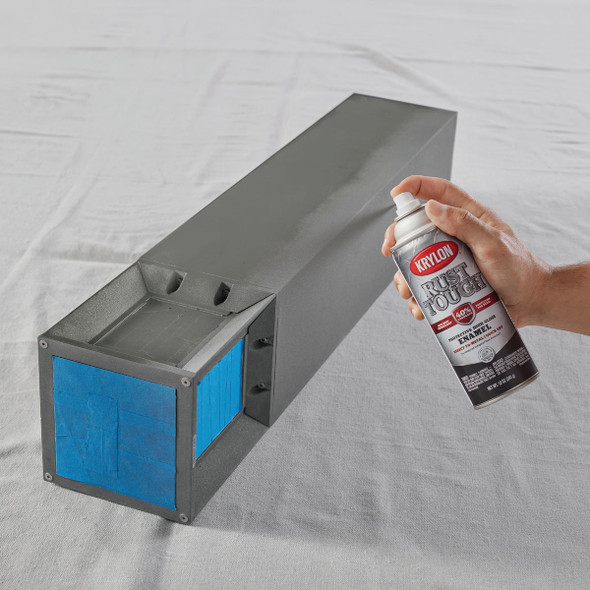 Krylon Rust Tough 12 Oz. Gloss Alkyd Enamel Spray Paint, Classic Gray K09262008 795008