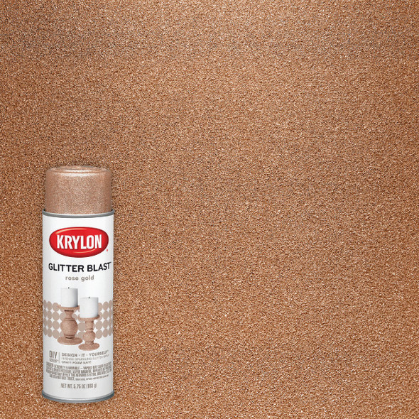 Krylon Glitter Blast 5.75 Oz. Rose Gold Spray Paint K03818A00
