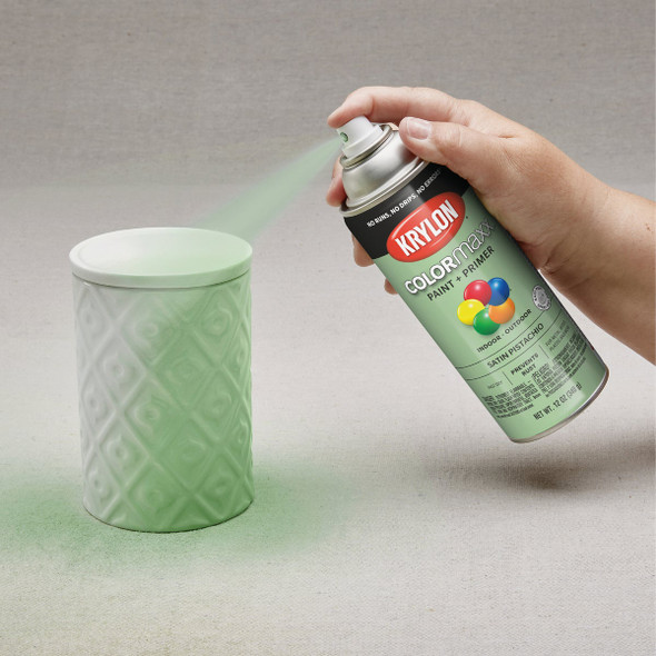 Krylon ColorMaxx 12 Oz. Satin Spray Paint, Pistachio K05575007 776023