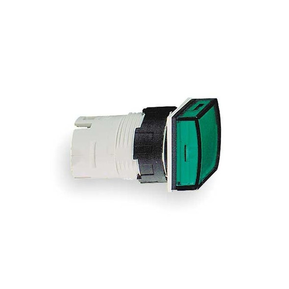 Schneider Electric Pilot Light Head, Green, LED, 16 mm ZB6CV3