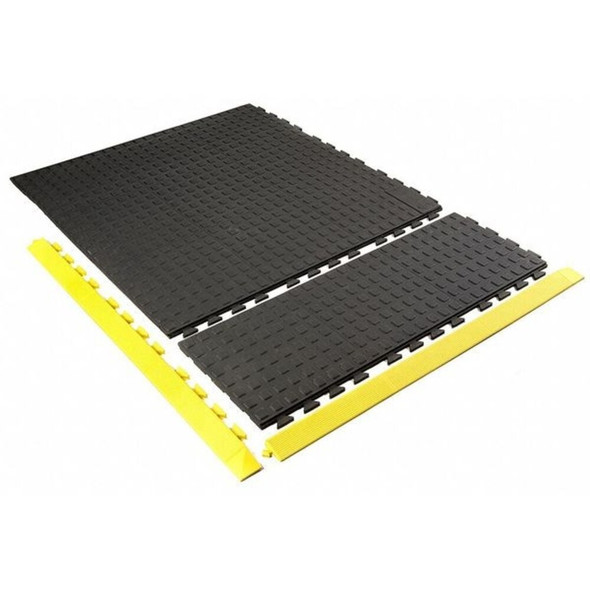 Ramp Edge with Corner, Polyurethane, 2 in W x 3 ft 3 in L, 5-8 in Thick  502