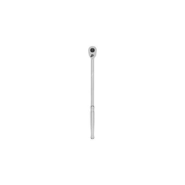 3/8 in Drive 90 Geared Teeth Pear Quick-Release Ratchet, Polished