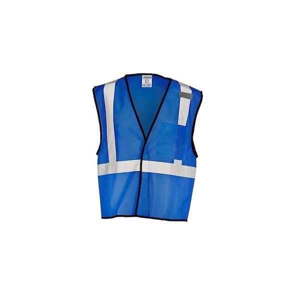 Kishigo High-Visibility Vest,Blue,L/XL B121-L-XL