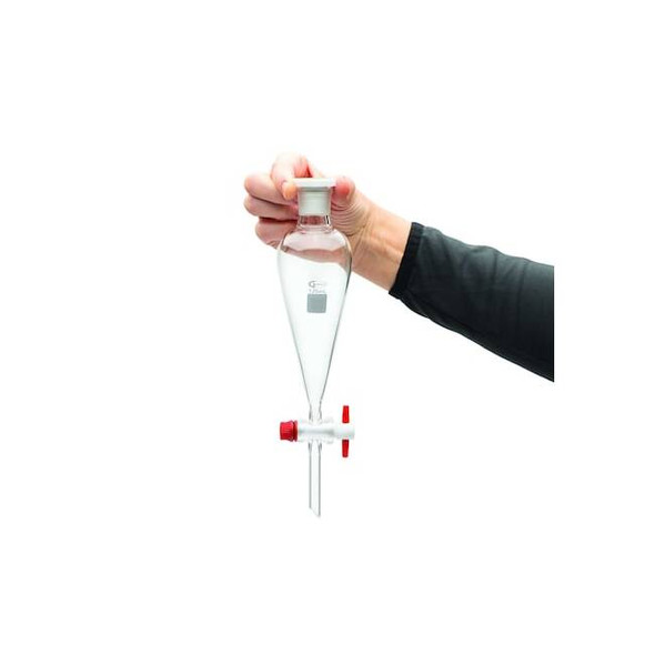 Manufacturer Varies Separatory Funnel,Glass,Colorless,PK2 SF149-125