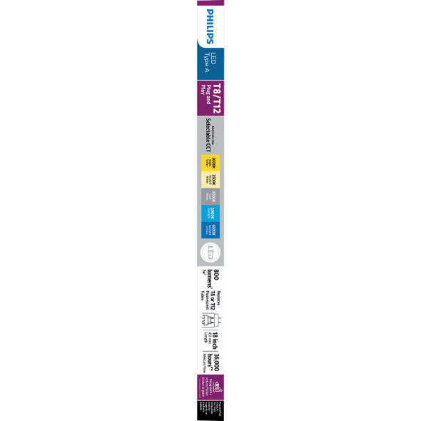 Philips 7w 18" T8-T12 Led Bulb 608414 543727