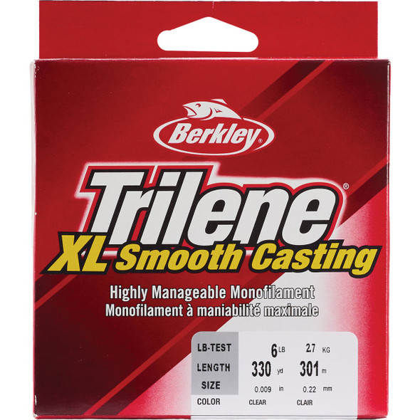 Berkley Trilene XL 6 Lb. 330 Yd. Clear Monofilament Fishing Line XLFS6-15 743657
