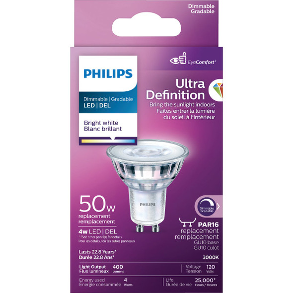 Philips 4w Mr16 Gu10 Led Bulb 590786 537840