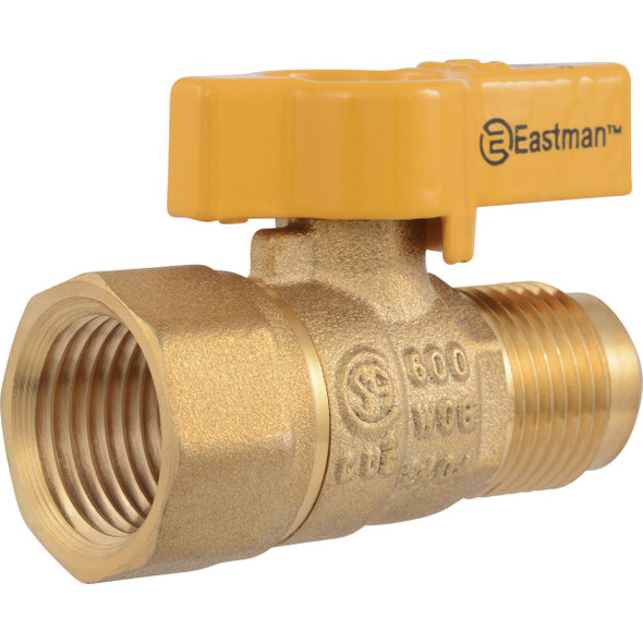 Eastman 1/2 In. OD Male Flare x 1/2 In. FIP Gas Valve 60003B