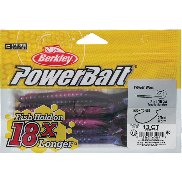 Berkley PowerBait 7 In. Power Worm (13-Pack) PBBPW7-TS 756994