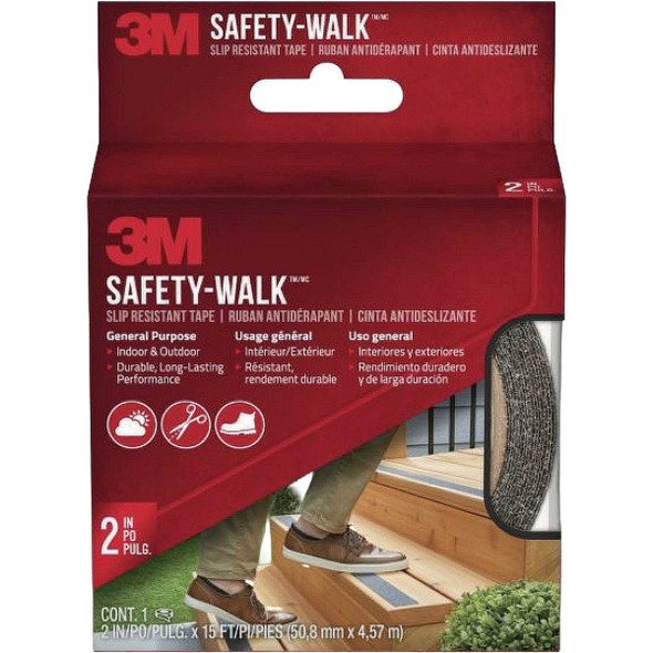 3M 2 In. x 15 Ft. Black Safety-Walk Slip Resistant Tape 610B-R2X180