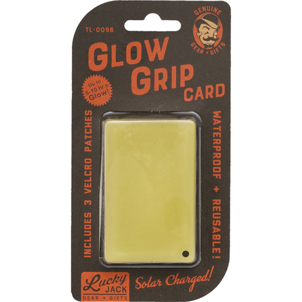 Lucky Jack Glow Grip Card with Velcro Patch TL-0096 649685