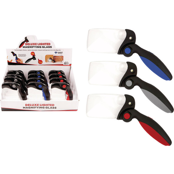 Diamond Visions Foldable Lighted Magnifying Glass 08-3790 Pack of 12