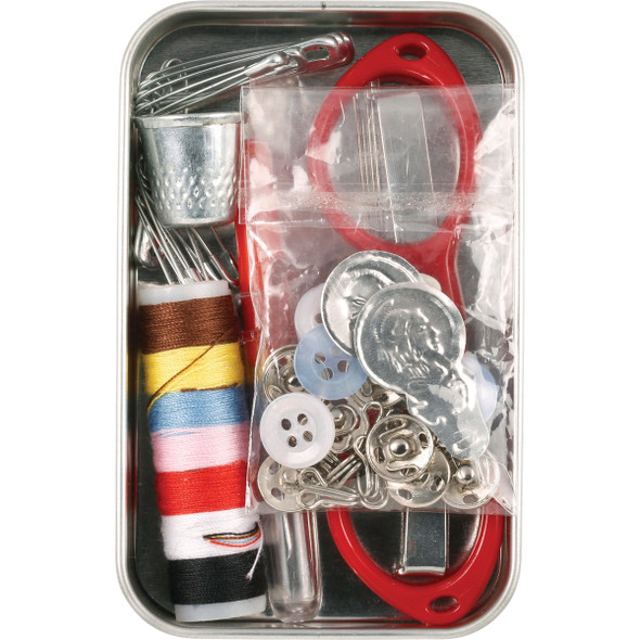 Kikkerland 40-Piece Travel Sewing Kit CD134 Pack of 12