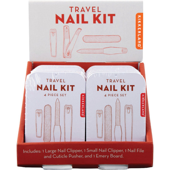Kikkerland Travel Nail Kit CD142 Pack of 12