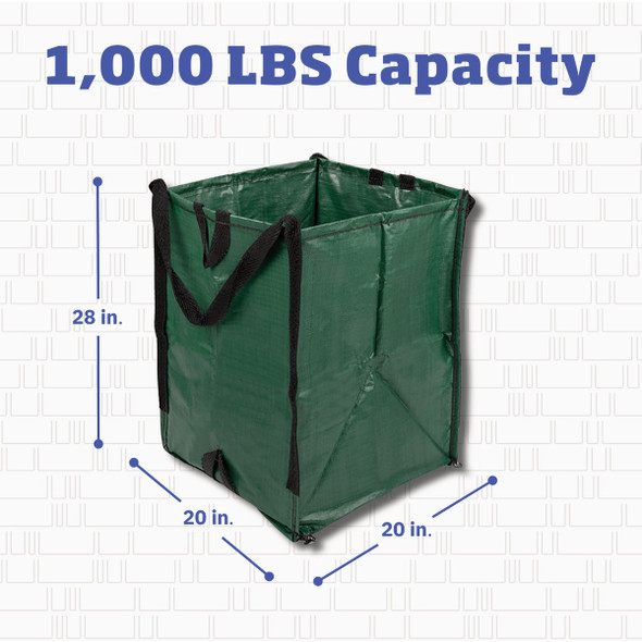 DuraSack 48 Gal. Heavy Duty Green Home & Yard Bag BB-2028CTN2 744899