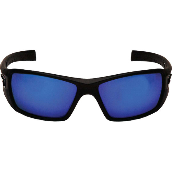 Pyramex Velar Black Frame Safety Glasses with Ice Blue Mirror Lenses SB10465D