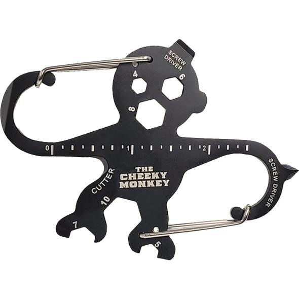 Lucky Jack The Cheeky Monkey Dual Carabiner Multi-Tool TL-0008