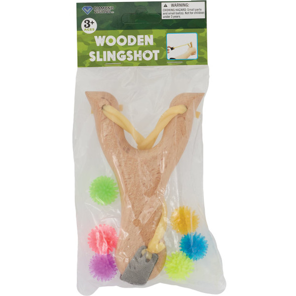 Diamond Visions Wooden Slingshot TM-2636 Pack of 18 645270